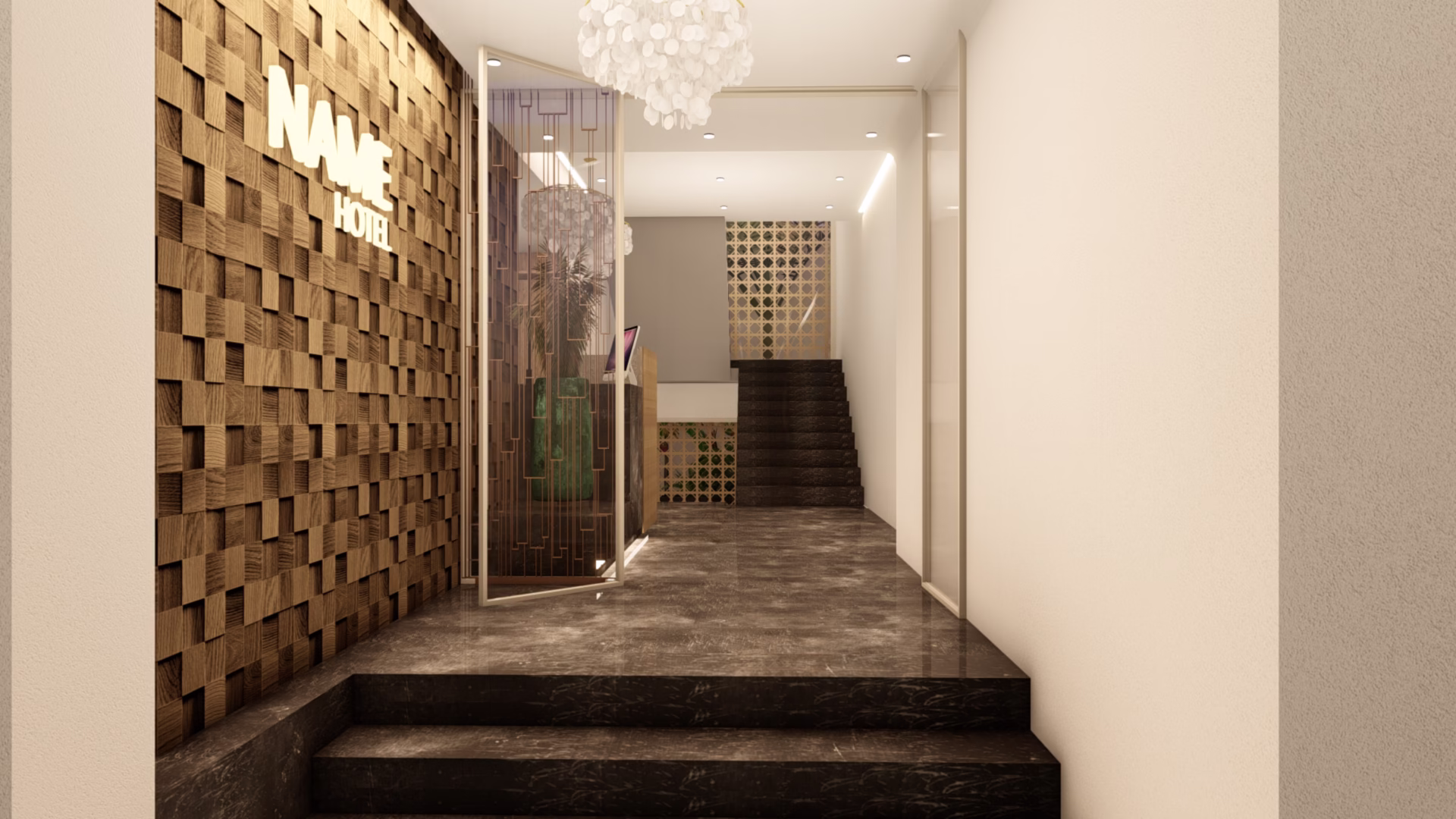 Photo of the lobby at Morefas City Hotel.
